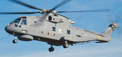 EH-101 helikopter fra den italienske flåde
