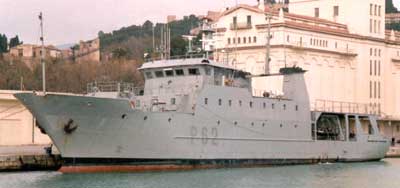 Det spanske patruljeskib Alboran