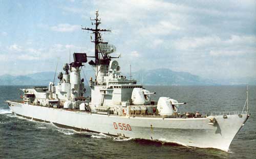 Den italienske destroyer Ardito