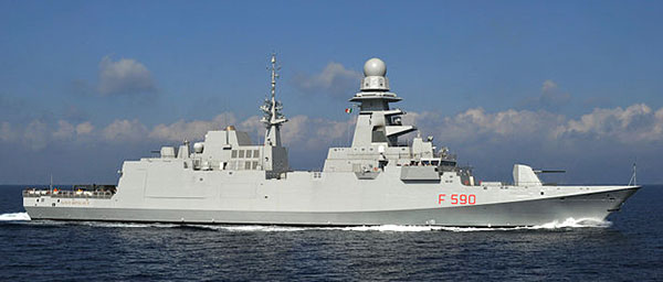 Den italienske fregat Bergamini