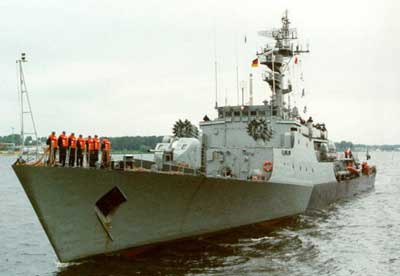 Den polske fregat Kaszub