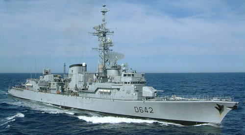 Den franske destroyer Montcalm
