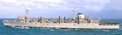 Det amerikanske forsyningsskib USS Camden