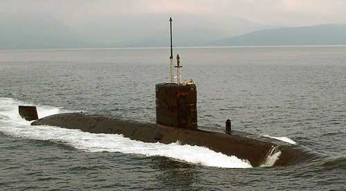 Den britiske ubåd Sovereign