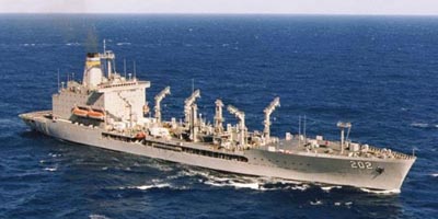 Det amerikanske forsyningsskib Yukon