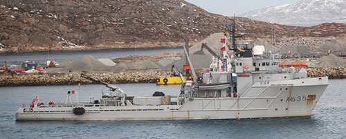 Det norske forsyningsskib Valkyrien
