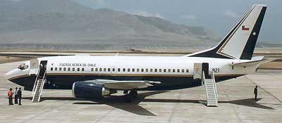 Boeing 737 fra det chilenske luftvåben