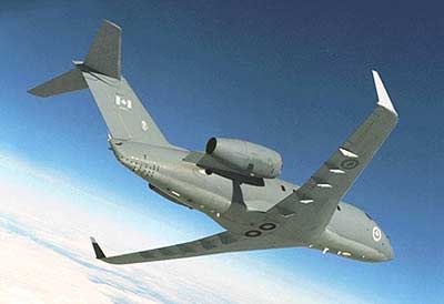 Challenger transportfly fra det canadiske luftvåben