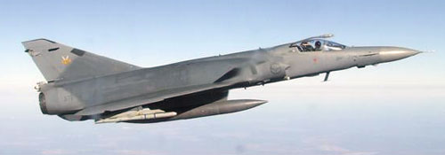 Cheetah C jagerfly fra det sydafrikanske luftvåben