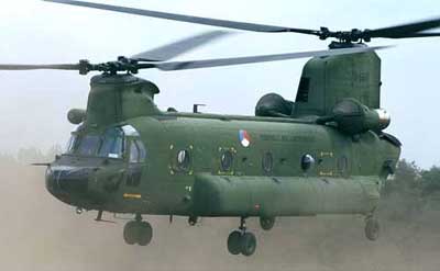 CH-47D Chinook transporthelikopter fra det hollandske luftvåben