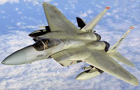 F-15C Eagle jagerfly fra det amerikanske luftvåben