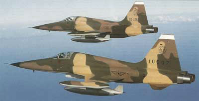 F-5A jagerfly fra det filippinske luftvåben