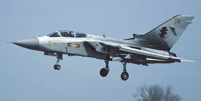 Tornado F.3 jagerfly fra det britiske luftvåben RAF