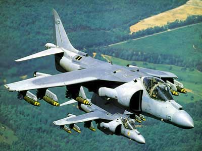 AV-8B Harrier II kampfly fra US Marine Corps