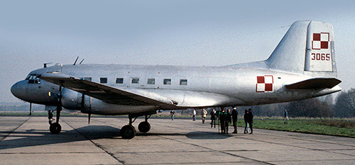 Il-14 transportfly fra det polske luftvåben