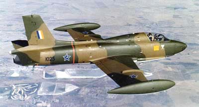 Impala I let angrebsfly fra det sydafrikanske luftvåben