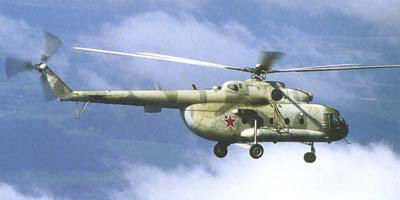Mil Mi-8 helikopter fra den russiske hær