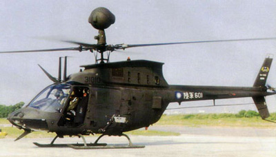 OH-58D Kiowa Warrior helikopter fra Taiwans hr