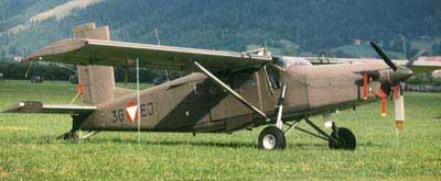 Pilatus PC-6 fly fra Østrigs luftvåben
