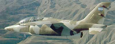 Pampa træningsfly fra det argentinske luftvåben