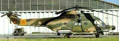 SA330 Puma helikopter fra det portugisiske luftvåben