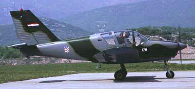 UTVA-75 fra det kroatiske luftvåben