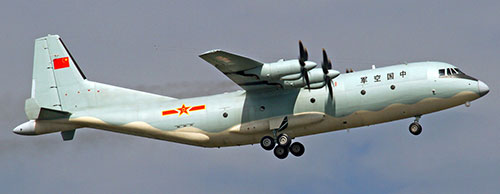 Shaanxi Y-9 transportfly