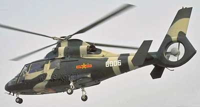 Z-9B helikopter fra Kinas befrielseshær