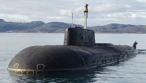 Oscar II klassen ubåd fra den russiske flåde