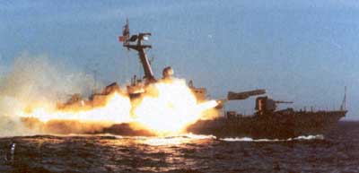 SS-N-2C Styx smlsmissil affyres fra en polsk Tarantul I-klassen korvet
