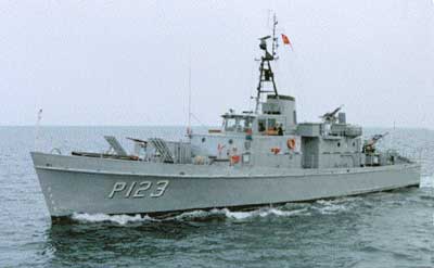 Det tyrkiske patruljefartøj AB 23