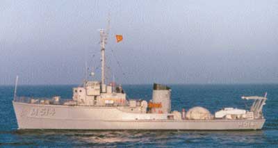 Adjutant-klassen minestryger fra den tyrkiske flåde