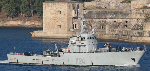 Den spanske patruljebåd Mouro
