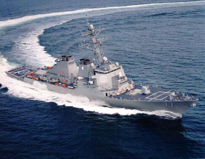 Den amerikanske destroyer O'Kane