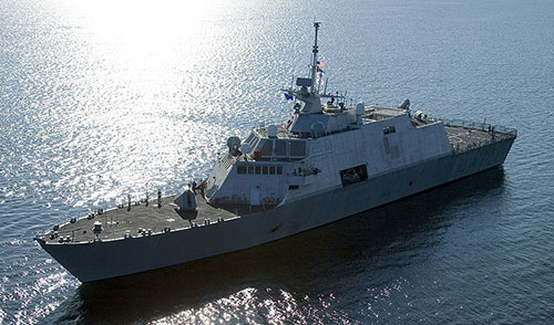 Det amerikanske kampskib USS Freedom