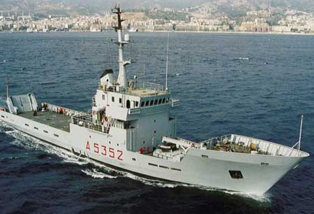 Det italienske transportfartøj Liparia