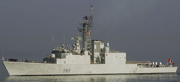 Den canadiske destroyer Athabaskan