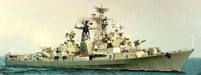 Den polske destroyer Warszawa