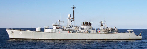 Den bulgarske fregat Drazki