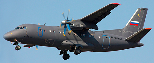 Antonov An-140-100 transportfly fra det russiske militær
