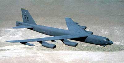 B-52 bombefly fra det amerikanske luftvåben