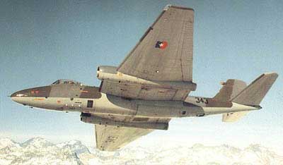 Canberra PR.9 rekognosceringsfly fra luftvåbnet i Chile