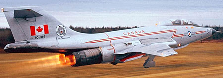 F-101C Voodoo jagerfly fra det canadiske luftvåben