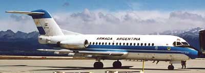 Fokker F28 fra den argentinske flåde