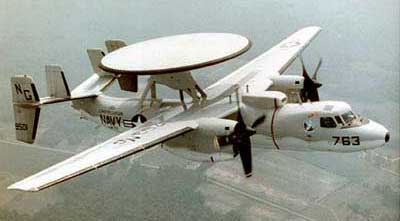 Grumman E-2C fra den amerikanske flde