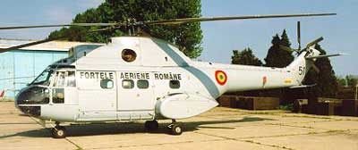 IAR-330L Puma helikopter fra det rumænske luftvåben