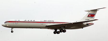 Ilyushin Il-62M passagerfly fra Air Koryo i Nordkorea
