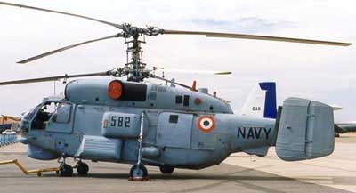 Ka-28 Helix helikopter fra den indiske flåde
