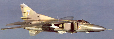 MiG-23MF jagerfly fra det indiske luftvben