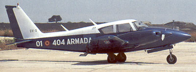 Piper PA-30-160 Twin Comanche fra den spanske flåde